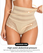 High Waist Breathable Mesh Shaping Panties