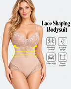 Lace Tummy Control Sculpting Shaping Bodysuit