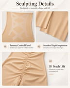 High-Waist Tummy Control Shaping Shorts