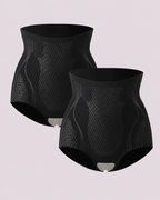 Breathable High-Waist Support Compression Briefs