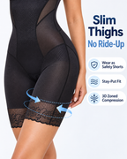 Lace Tummy Control Rear-Release Full Body Shaper