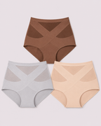 Tummy Control Cross-Compression Seamless Briefs
