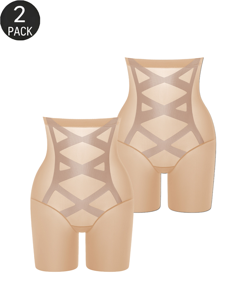 High-Waist Tummy Control Shaping Shorts