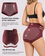 Butt-Lifting Double-Layer High-Waist Shaping Panties