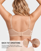 Floral Lace Plunge V-Neck Support Bra