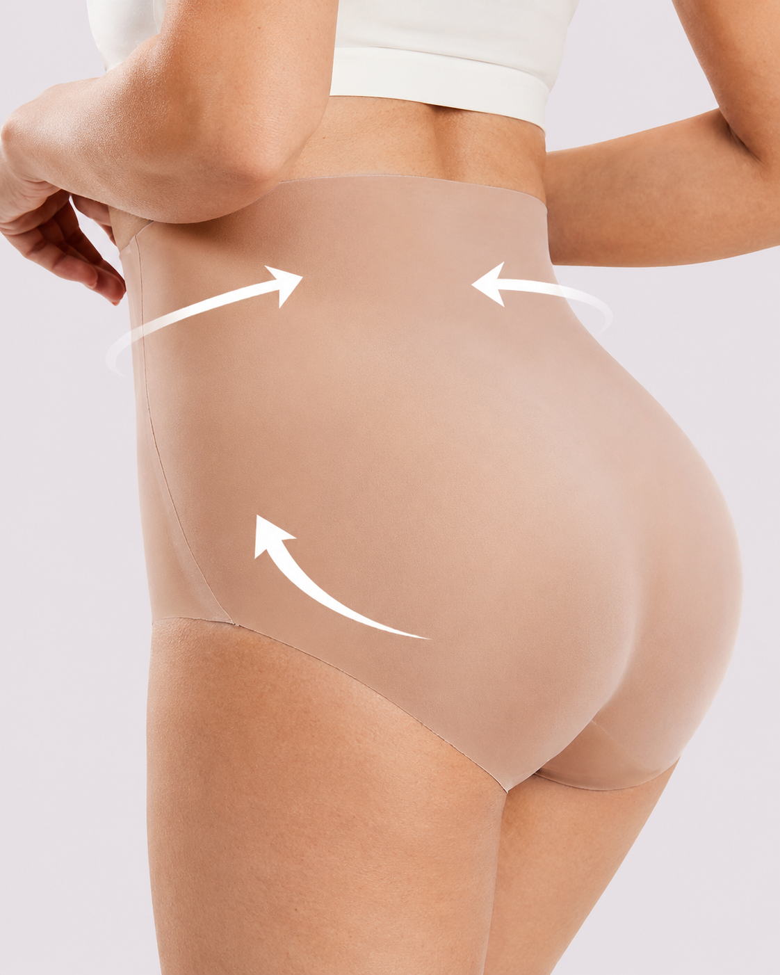 Tummy-Flattening High-Waist Seamless Sculpting Briefs