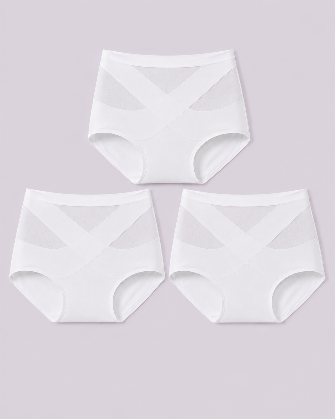 Tummy Control Cross-Compression Seamless Briefs