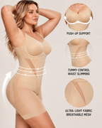 Easy On Seamless Mesh Shaping Bodysuit
