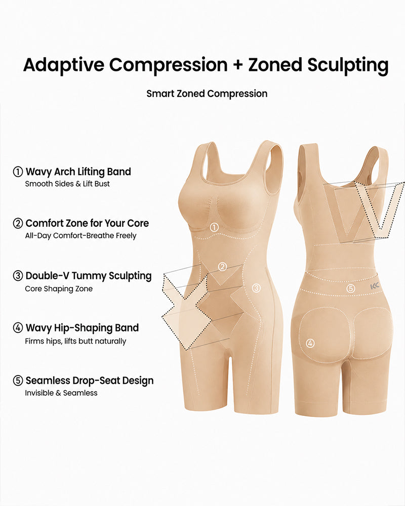 Seamless Tummy Control Easy-to-Wear Body Shaper