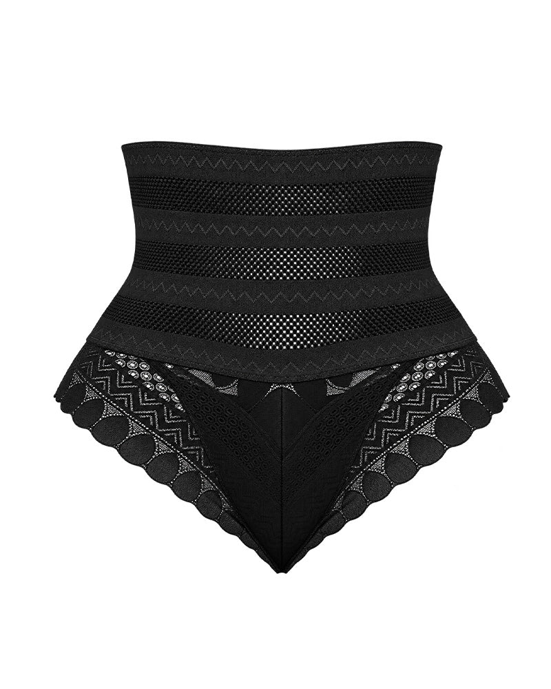 High Waist Breathable Mesh Shaping Panties