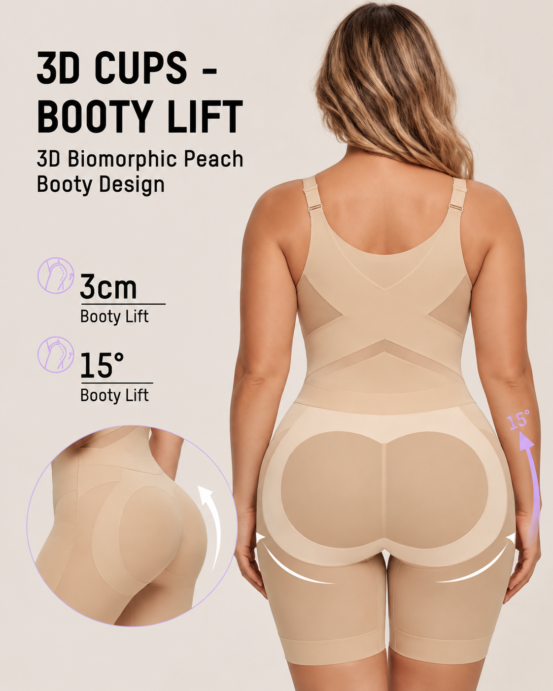 Easy On Seamless Mesh Shaping Bodysuit