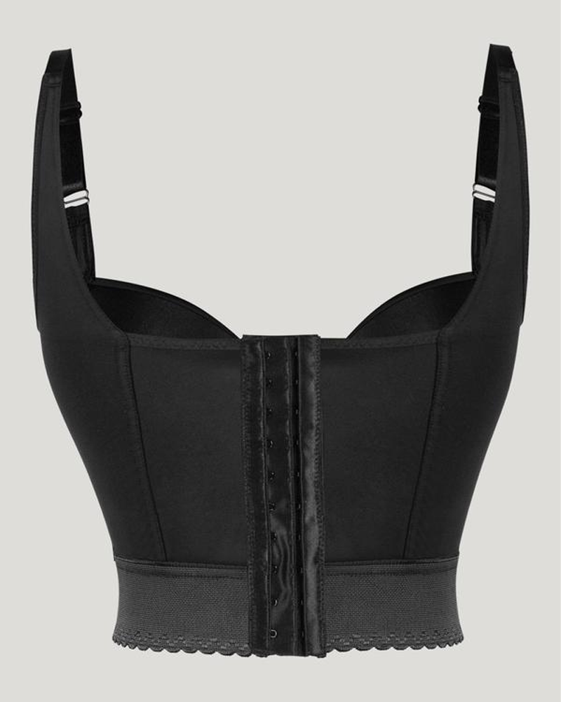 Push-Up Longline Underwire Support Bra