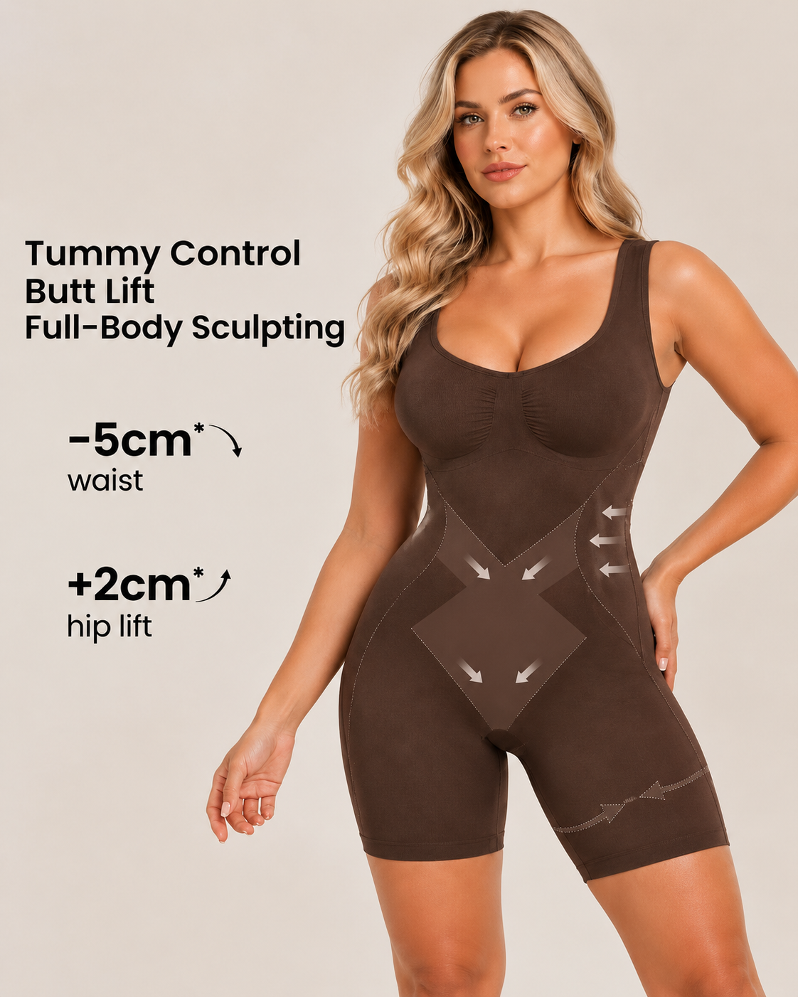 Easy-Off Drop-Seat Tummy Control Body Shaper