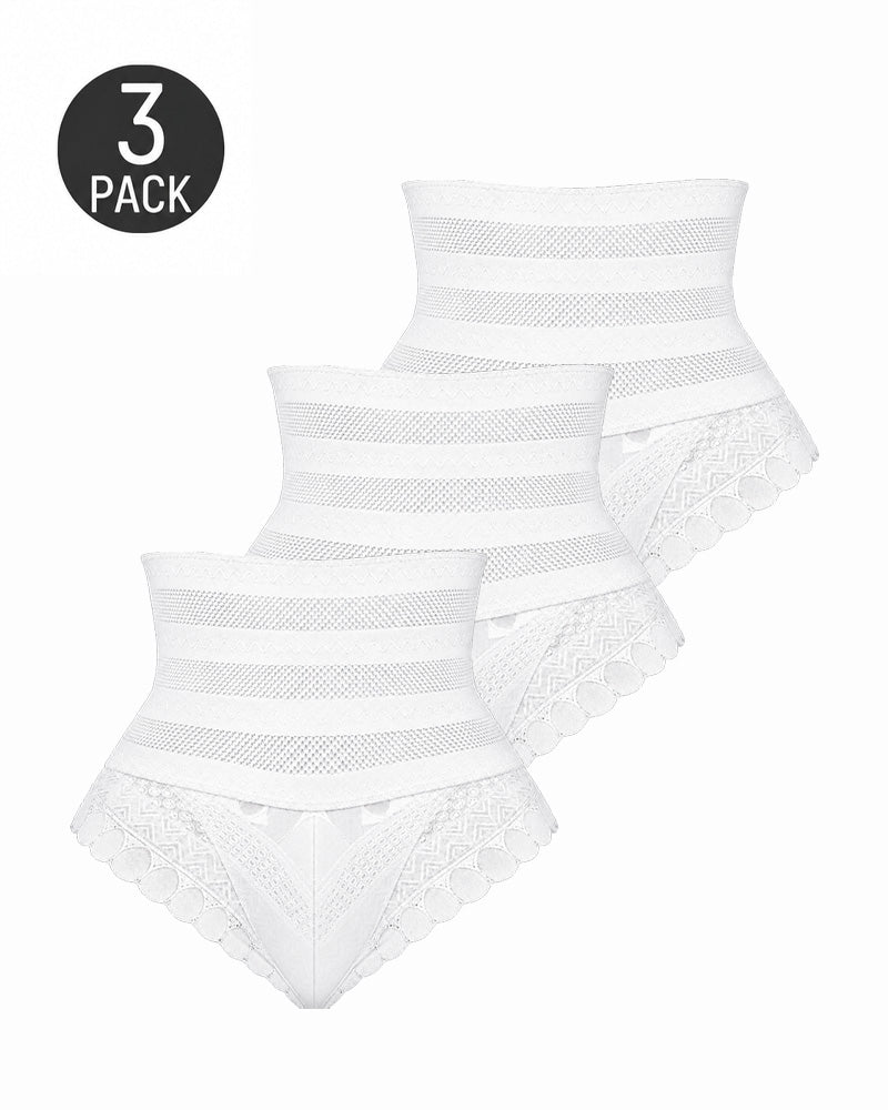 High Waist Breathable Mesh Shaping Panties