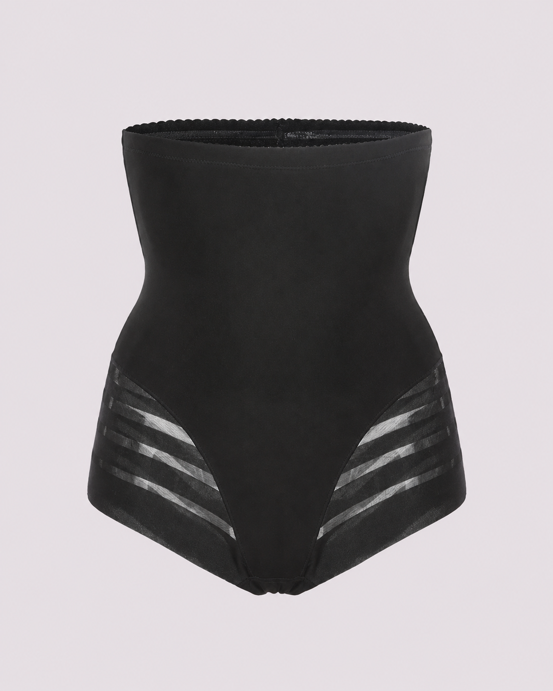 Waist-Sculpting High-Rise Mesh Butt-Lift Shaper Shorts