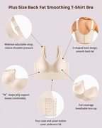 Wireless Push Up Seamless Full Coverage Bra