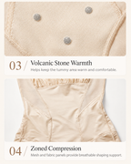 Lace Tummy Control Rear-Release Full Body Shaper