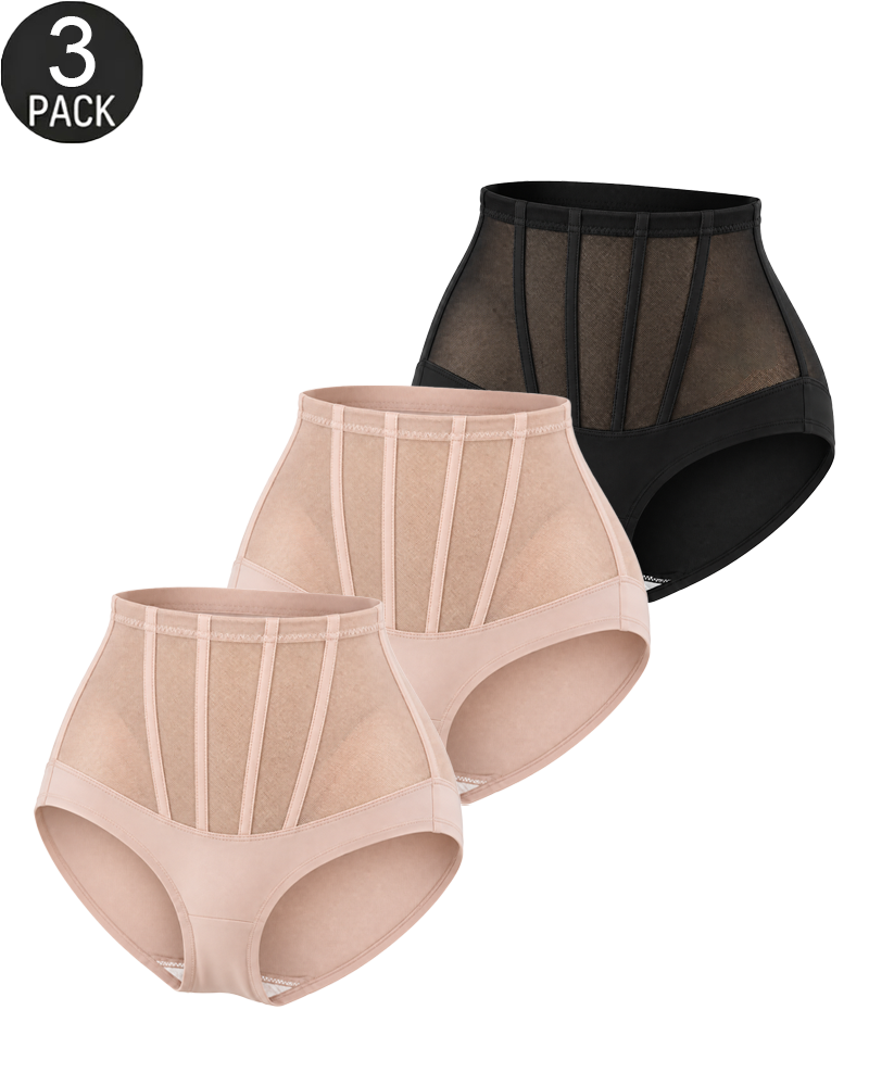 Tummy Control Mesh Shaping Panties