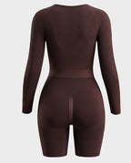 Long Sleeve Easy-Access Butt Lifting Bodyshaper