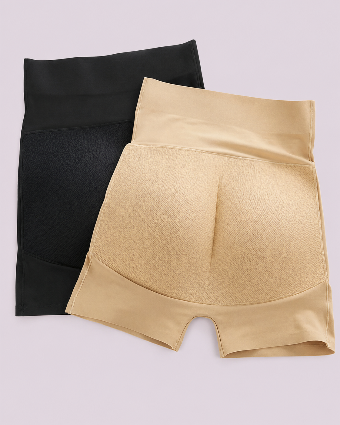 Butt-Lifting High-Waist Padded Thigh-Slimming Shaper Shorts