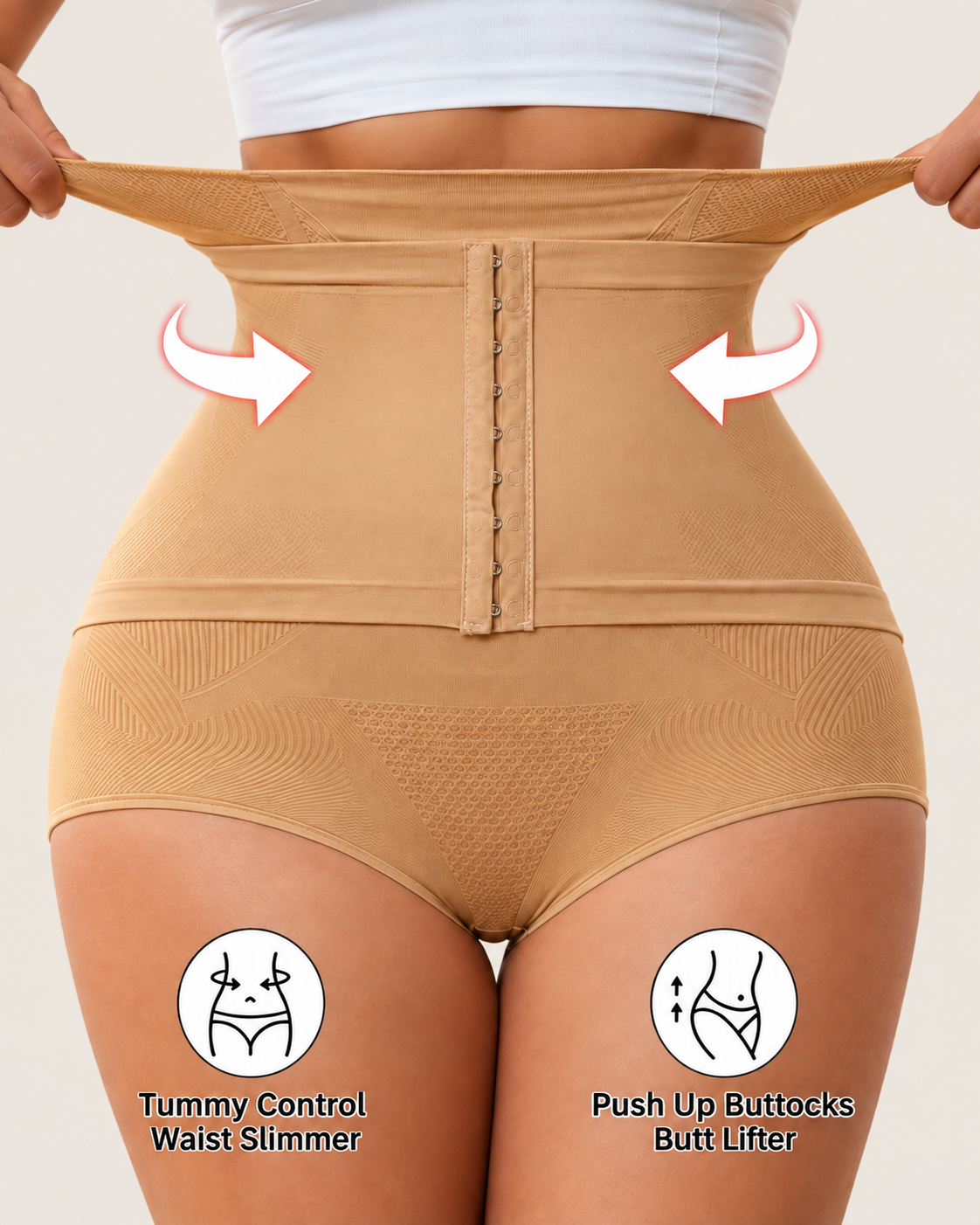 Firm Tummy Control Adjustable Shaping Briefs