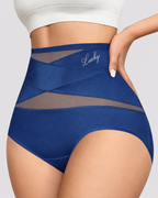 Tummy Control High-Waisted Mesh Shaping Panties