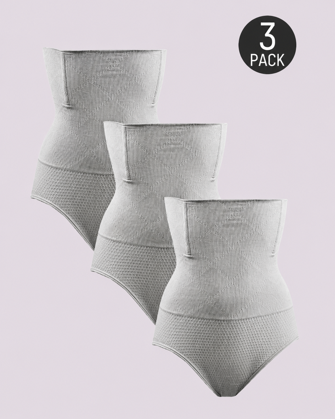 Waist-Slimming High-Rise Ribbed Butt-Lift Shaping Panties