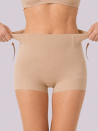 Tummy-Control X-Compression High-Waist Seamless Shaper Shorts