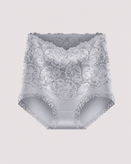 High Waist Tummy Control Lace Cotton Briefs