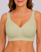 Wireless Lift Wide-Strap Seamless Jelly Support Bra