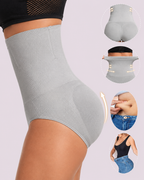 Waist-Slimming High-Rise Ribbed Butt-Lift Shaping Panties