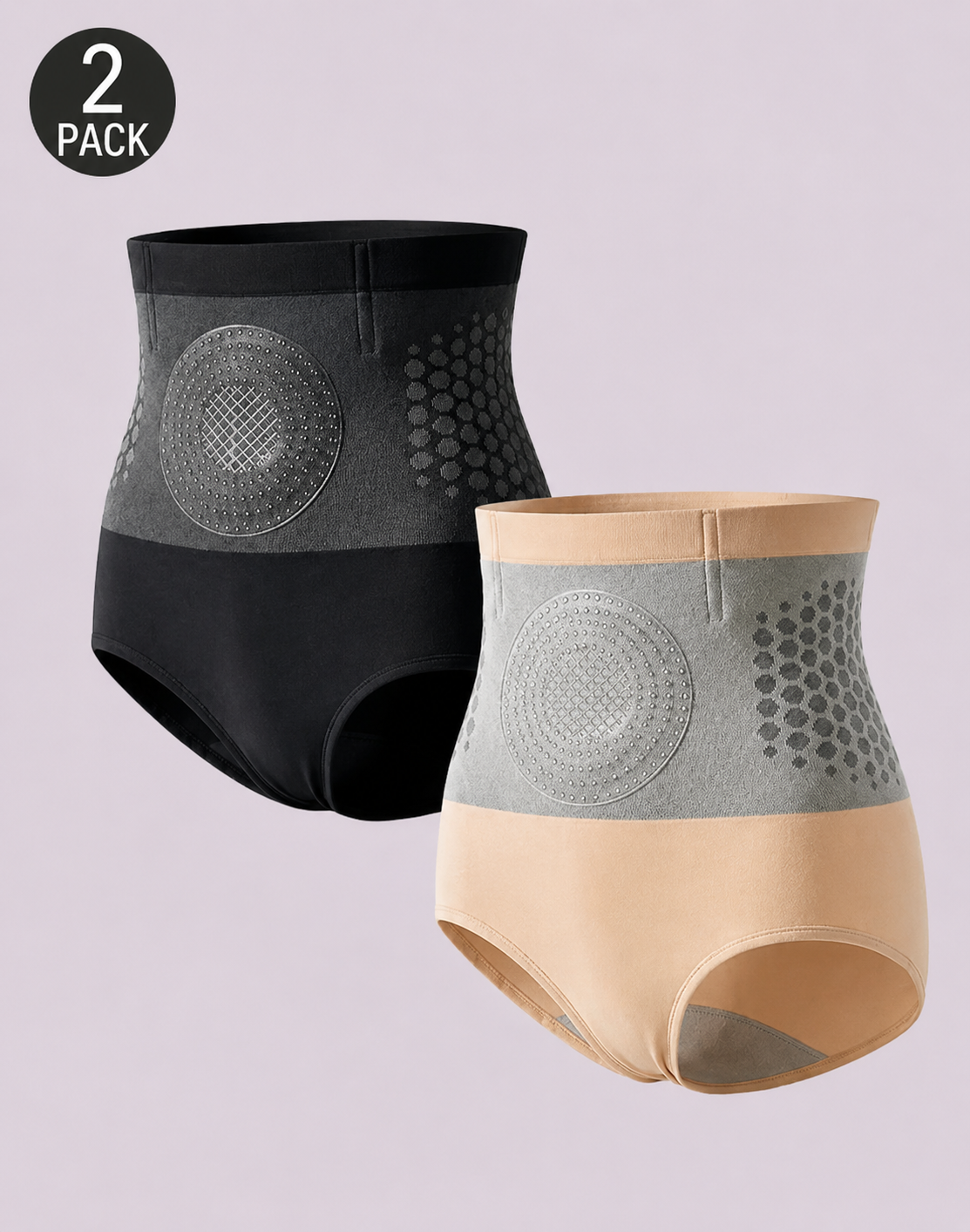 Thermal Tummy-Control High-Waist Breathable Shaping Briefs
