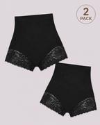 High Waist Tummy Control Shapewear Underwear Seamless Elastic Lace Panties