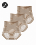 High Waist Cross Compression Shaping Panties