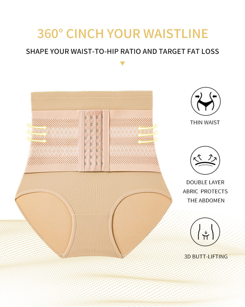 High-Waisted Adjustable Shaping Panties