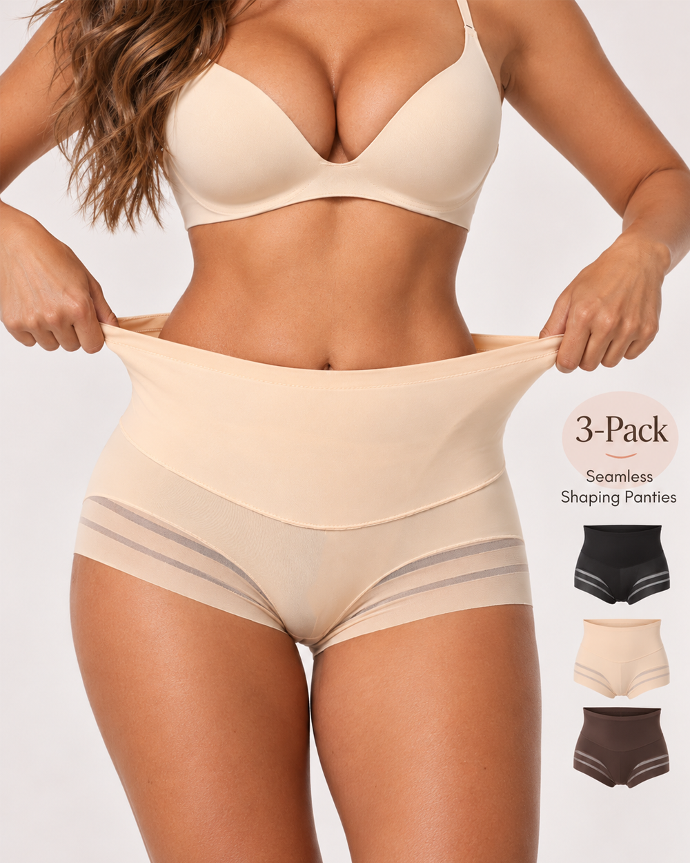 Seamless Tummy Control Butt-Lifting Shaping Panties Main image