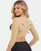 Arm Shaper Compression Sleeves with Front Closure