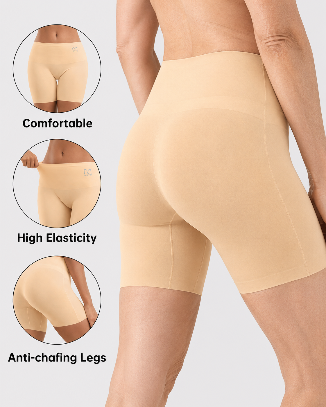 Tummy Control High Waist Seamless Shaping Shorts