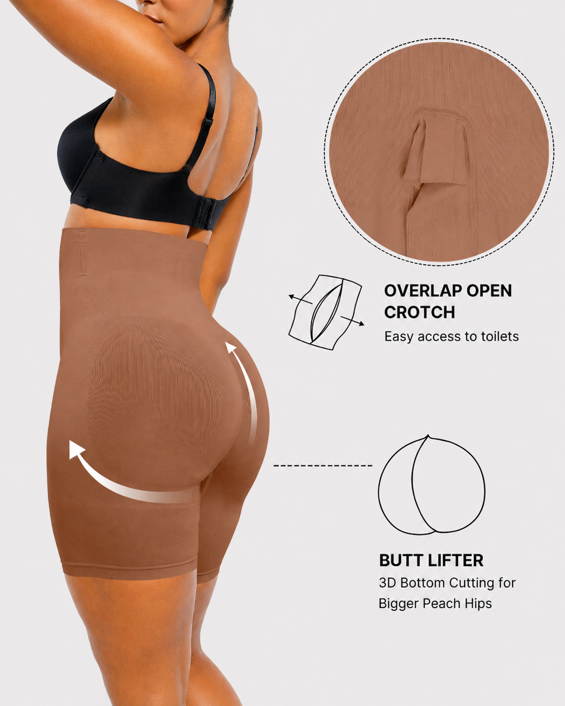 Tummy Control High Stretch Shaping Shorts