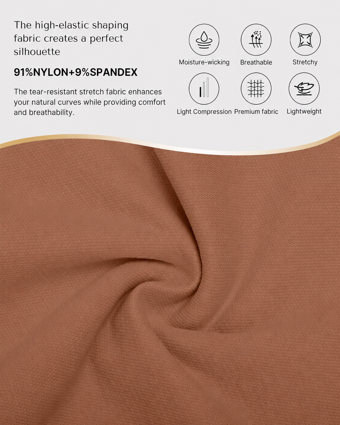 Tummy Control High Stretch Shaping Shorts