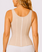 Double Compression Hook & Zip Waist Trainer Vest