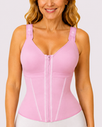 Double Compression Hook & Zip Waist Trainer Vest
