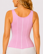 Double Compression Hook & Zip Waist Trainer Vest