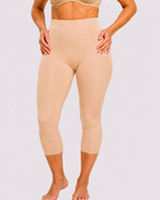 Butt-Lifting Seamless Mid-Calf Shapewear Leggings