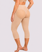 Butt-Lifting Seamless Mid-Calf Shapewear Leggings