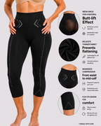 Butt-Lifting Seamless Mid-Calf Shapewear Leggings