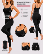 No Compression Seamless Full-Length Shapewear Bodysuit