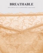 High Waist Tummy Control Lace Cotton Briefs