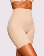 Medium Compression Breathable High-Waist Shaper Shorts