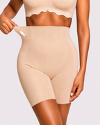 Medium Compression Breathable High-Waist Shaper Shorts